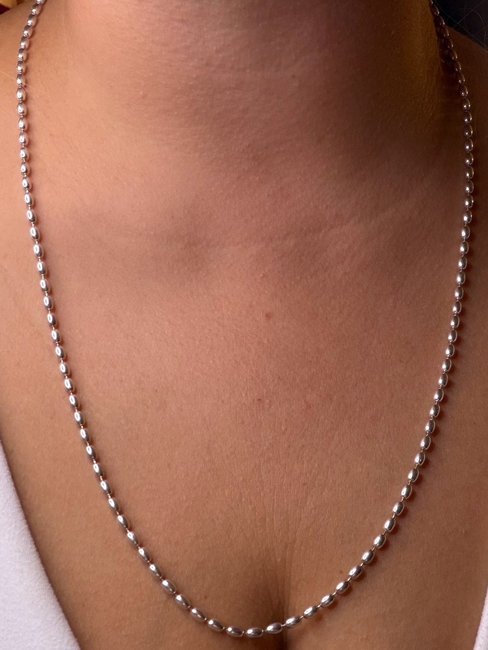 Milor Italy 925 Sterling Silver Beaded Ball Chain Necklace 26” – 14.5g